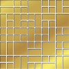 CERAMIKA BIANCA arabescato gold glass mosaic 250x250 mm Opak. 10 g1 szt